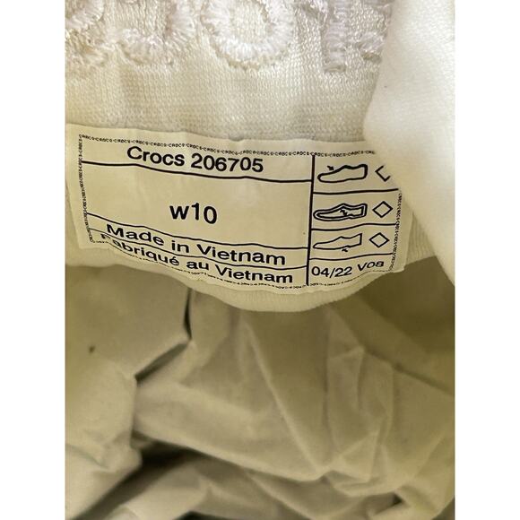 Crocs Literide 360 Pacer W Cream Size Women's 10 206705-1CV Shoe Sneaker Nwt - Picture 4 of 5